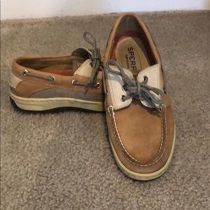 Sperry Top-sider boat shoes.